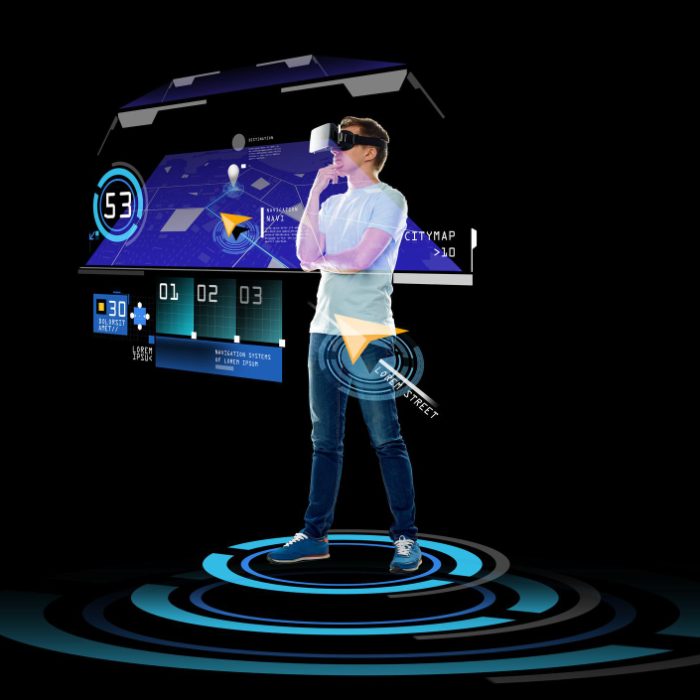 3d-technology-augmented-reality-gaming-cyberspace-people-concept-happy-young-man-virtual-reality-headset-3d-glasses-with-gps-navigator-projection-black-background